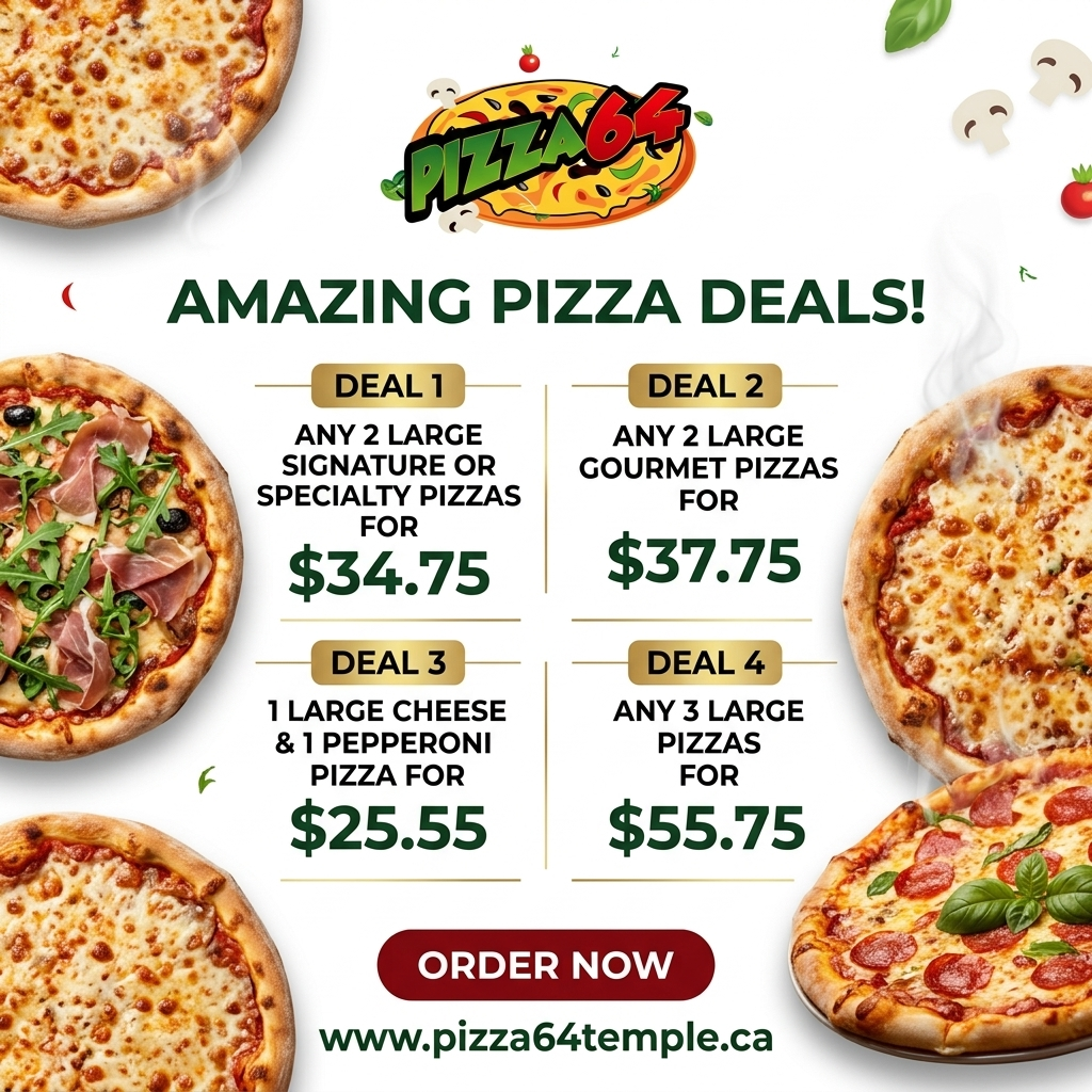 Pizza 64 Special Offers