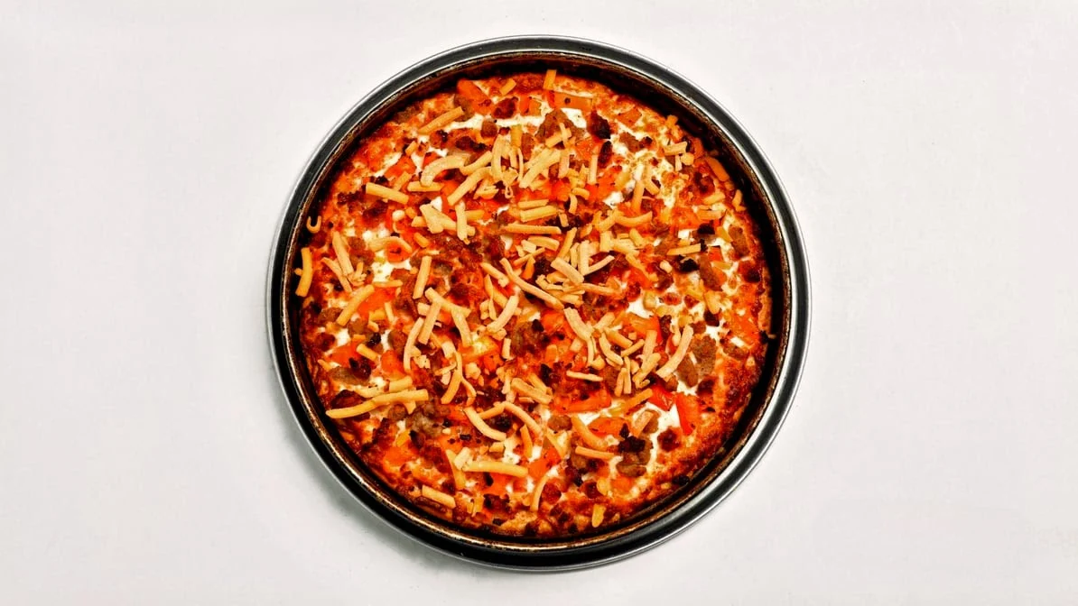 Butter Chicken Pizza - Indian fusion pizza in Temple, Calgary, AB